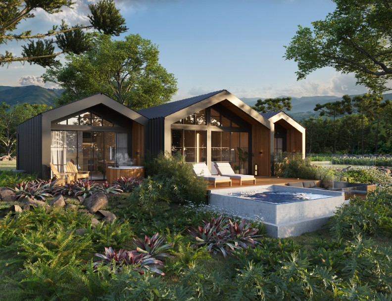 Cabana Valley construída pela Naindry Arquitetura